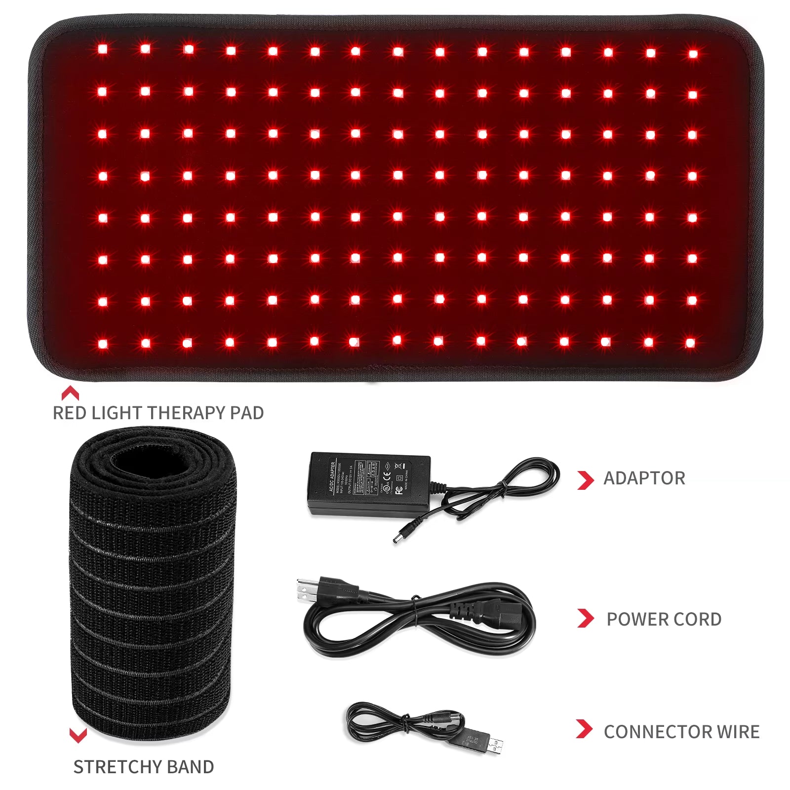 Kinreen 850 Nanometer Infra Belt Wrap Mat Led Red Light Nir near Infrared Wearable Device Red Light Therapy Pad