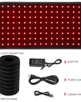 Kinreen 850 Nanometer Infra Belt Wrap Mat Led Red Light Nir near Infrared Wearable Device Red Light Therapy Pad