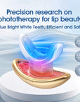 New Arrival Lip Plumper Device Smooth Lip Wrinkles Teeth Whitening Blue Infrared Red Light Therapy Electric Extreme Lip Plumper