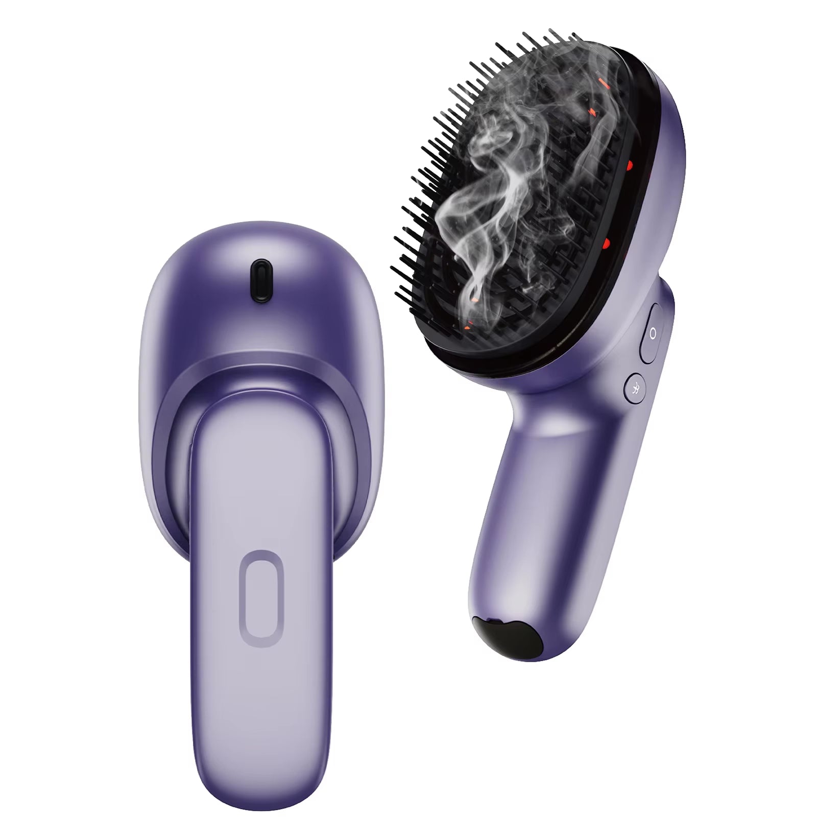 Phototherapy Frizz-Free Easy Shine Hair Care Oil Mist Hairbrush Vibration Massage Comb Hair Growth Ironing Iron Shape Comb