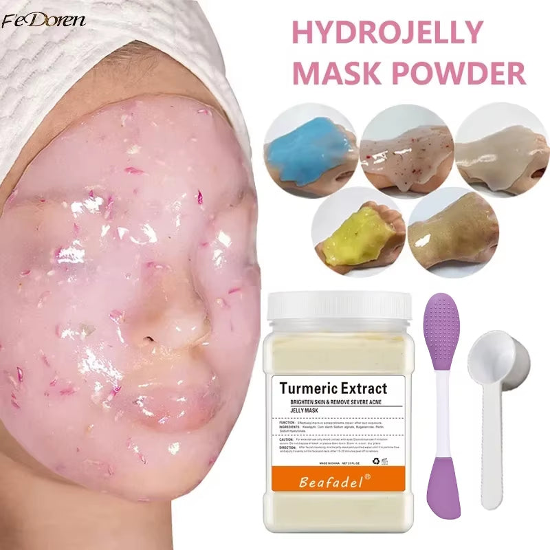 650G/200G Soft Hydro Jelly Mask Powder DIY Hydrojelly Masks Peel off Hyaluronic Acid Facial Skin Care Rose Mask for Face