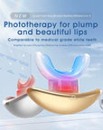 New Arrival Lip Plumper Device Smooth Lip Wrinkles Teeth Whitening Blue Infrared Red Light Therapy Electric Extreme Lip Plumper