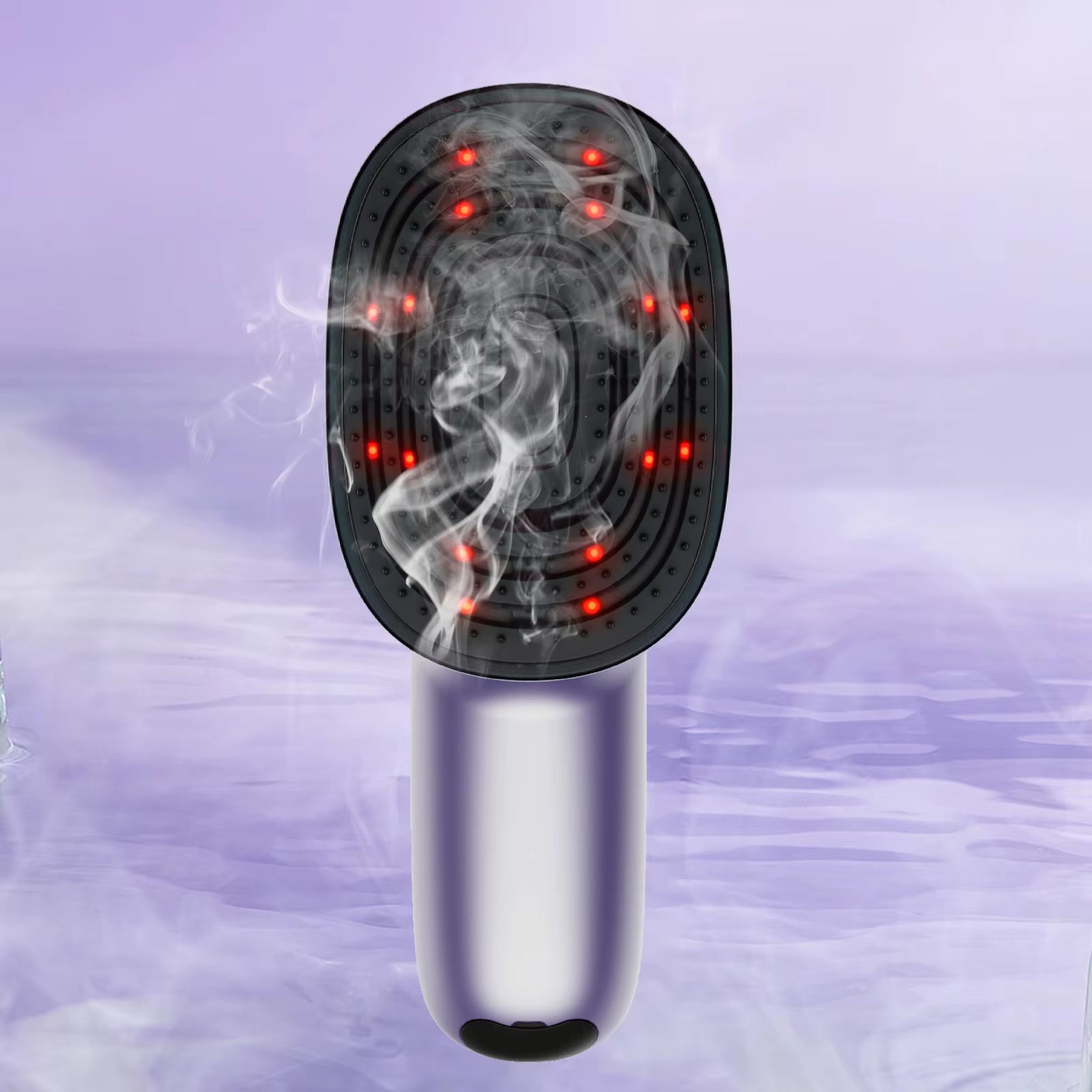 Phototherapy Frizz-Free Easy Shine Hair Care Oil Mist Hairbrush Vibration Massage Comb Hair Growth Ironing Iron Shape Comb